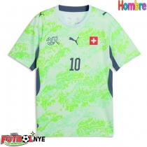 Camiseta Suiza Granit Xhaka #10 Visitante Equipación Mundial 2026 manga corta